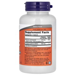 NOW Foods, NAC с селеном, 600 мг, 100 капсул